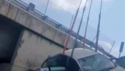Bolu’da Köprüden Uçan Otomobilde 2 Yaralı