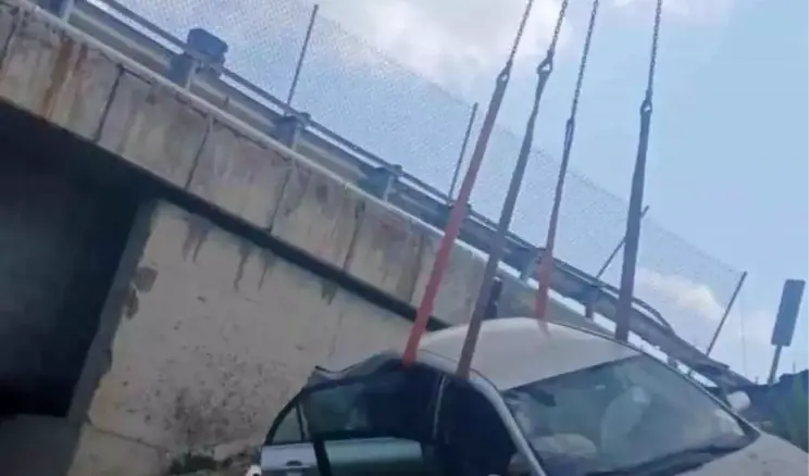 Bolu’da Köprüden Uçan Otomobilde 2 Yaralı