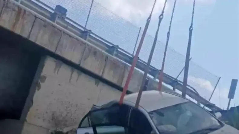 Bolu’da Köprüden Uçan Otomobilde 2 Yaralı